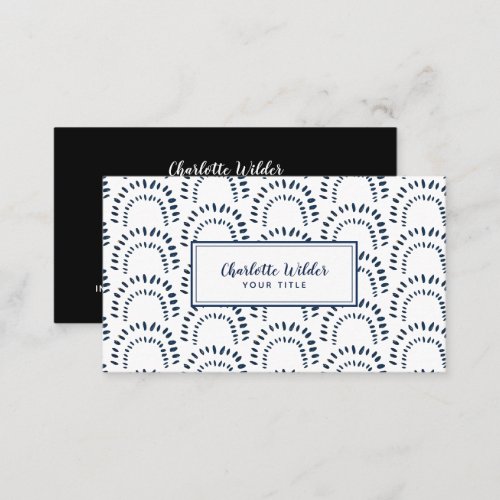 Modern Abstract Pattern   Business Card