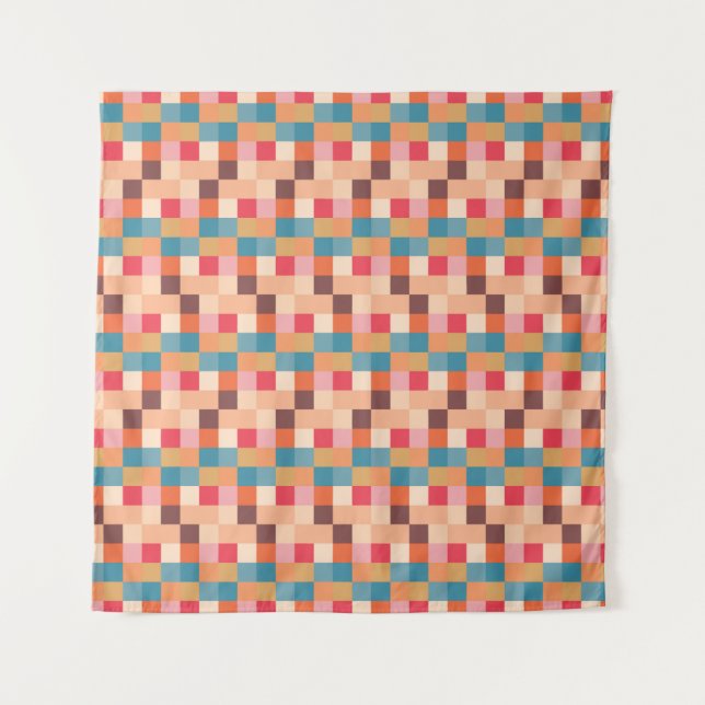Modern Abstract Pattern Design Tapestry (Front)