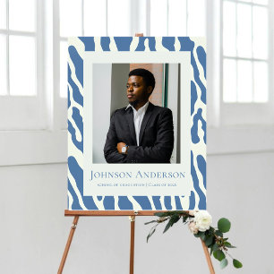 Modern abstract Pattern graduation welcome sign 
