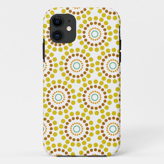 Modern abstract pattern iPhone / iPad case (Back)