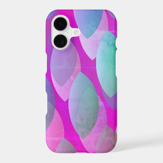 Modern Abstract Pattern | Magenta Purple Pink Teal iPhone 17 Case
