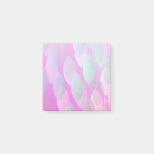 Modern Abstract Pattern  Magenta Purple Pink Teal Post_it Notes