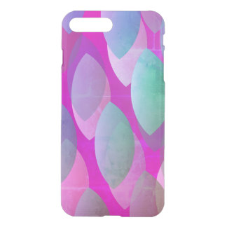 Modern Abstract Pattern | Magenta Purple Pink Teal iPhone 8 Plus/7 Plus Case
