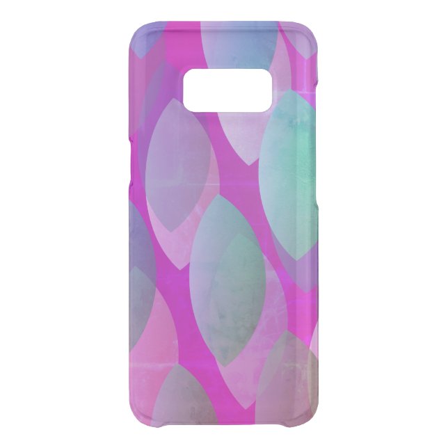 Modern Abstract Pattern | Magenta Purple Pink Teal Uncommon Samsung Galaxy Case (Back)
