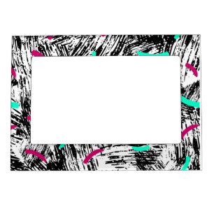 Modern Abstract pattern. Magnetic Frame
