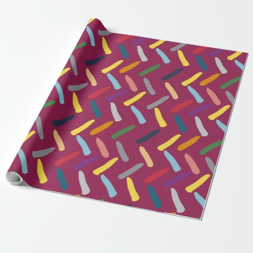 Modern Abstract Pattern Wrapping Paper
