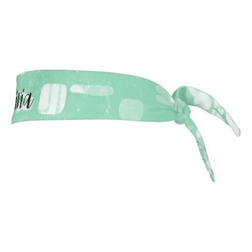 Modern Abstract Personalized Name Sports Headband