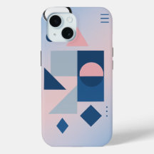 Modern Abstract Phone Case with Vibrant Colors