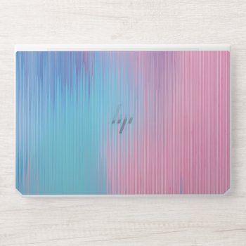 Modern Abstract Pink Blue & Purple Background Hp Laptop Skin by caseplus at Zazzle
