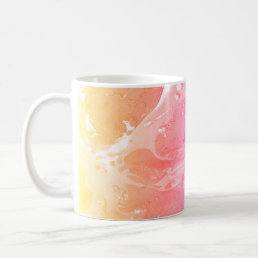 Modern Abstract Pink Red Yellow Orange Purple Coffee Mug