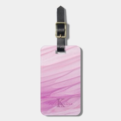 Modern Abstract Pink Watercolor Pattern - Monogram