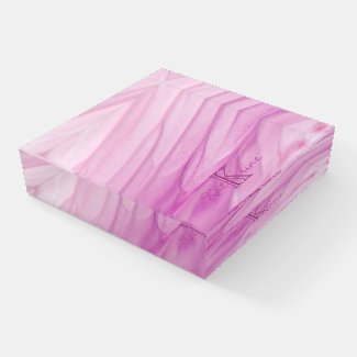 Modern Abstract Pink Watercolor Pattern - Monogram
