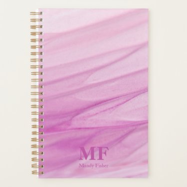 Modern Abstract Pink Watercolor Pattern - Monogram