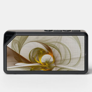 Modern Abstract Precious Metal Colors Fractal Bluetooth Speaker