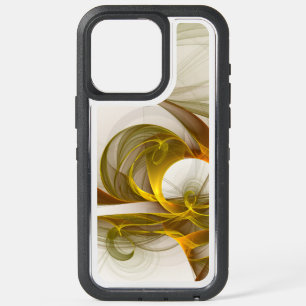 Modern Abstract Precious Metal Colors Fractal iPhone 15 Pro Max Case