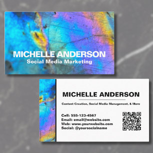 Modern Abstract Professional Colorful Business Card