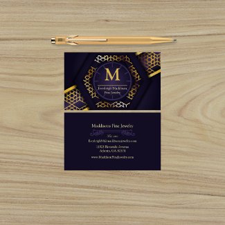 Modern Abstract Purple Gold