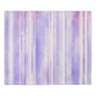 Modern Abstract Purple Pattern Duvet Cover