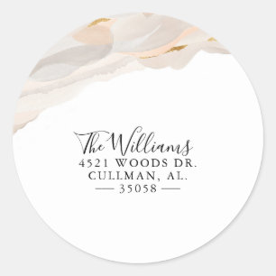 Modern Abstract Return Address Label Seal