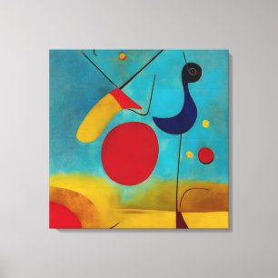 Modern Abstract Road Runner Canvas Print