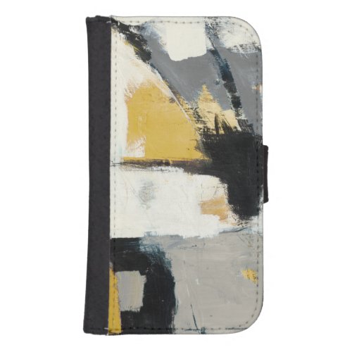 Modern Abstract Wallet Phone Case For Samsung Galaxy S4