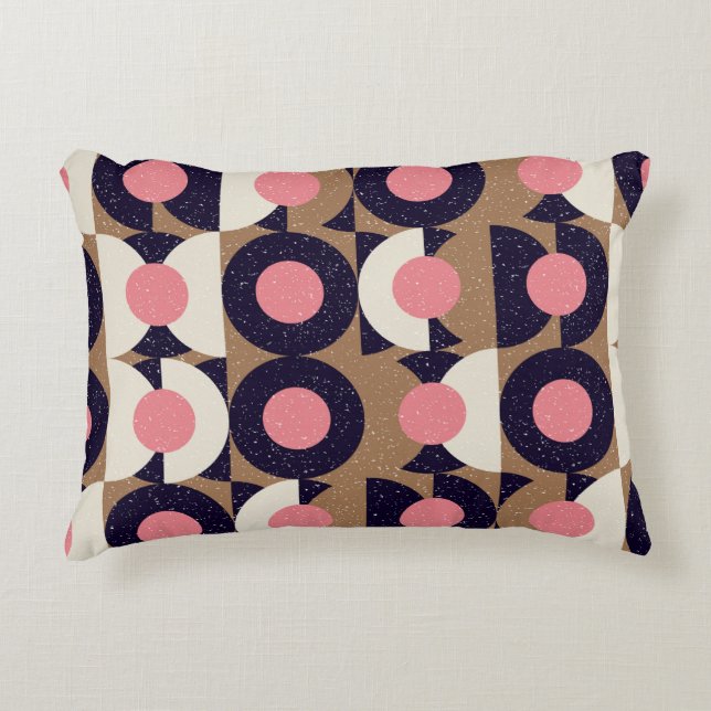 Modern abstract seamless geometric pattern with se accent pillow (Front)