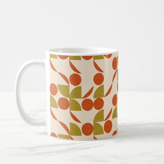 Modern abstract seamless geometric pattern with se coffee mug (Left)