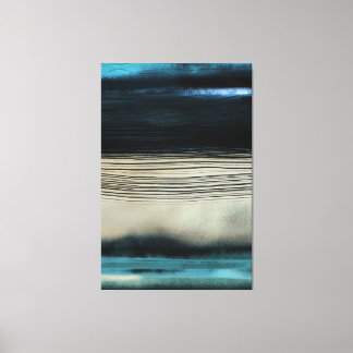 Modern Abstract Seascape Contemporary Coastal Art Canvas Print