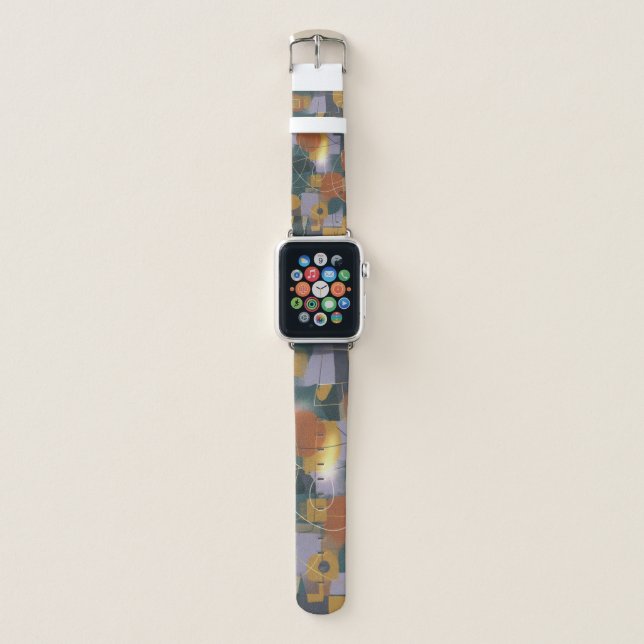Modern Abstract Shapes Apple Watch Band (Front)
