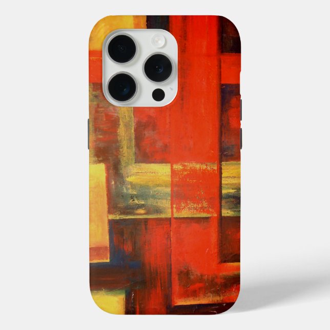 Modern Abstract Shapes Painting  Case-Mate iPhone Case (Back)