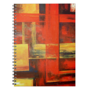 Modern Abstract Shapes Painting Notebook