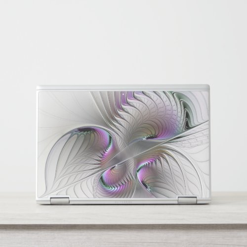 Modern Abstract Shy Fantasy Figure Fractal Art HP Laptop Skin