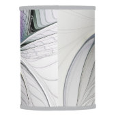 Modern Abstract Shy Fantasy Figure Fractal Art Lamp Shade (Back)