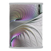 Modern Abstract Shy Fantasy Figure Fractal Art Lamp Shade (Right)