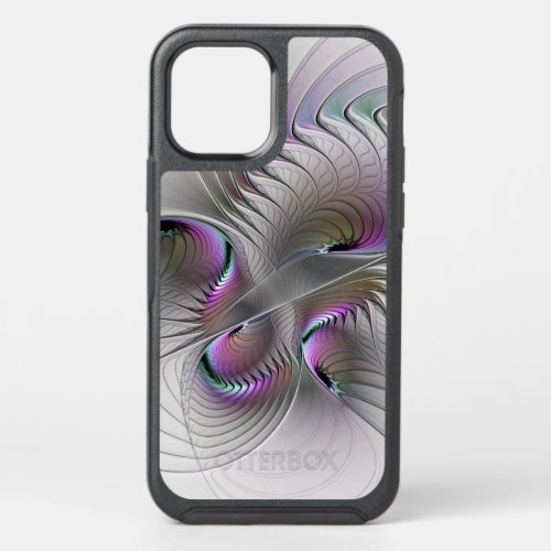 Modern Abstract Shy Fantasy Figure Fractal Art OtterBox Symmetry iPhone 12 Case