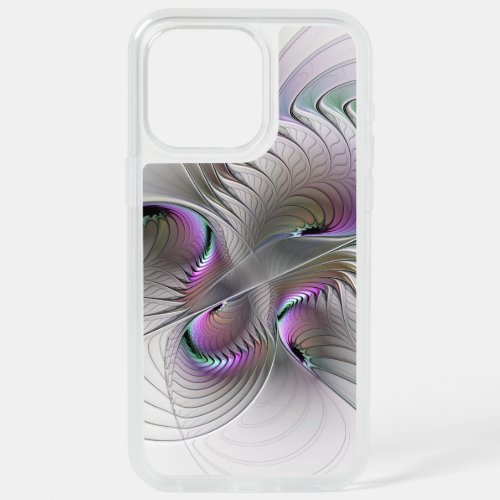 Modern Abstract Shy Fantasy Figure Fractal Art iPhone 15 Pro Max Case