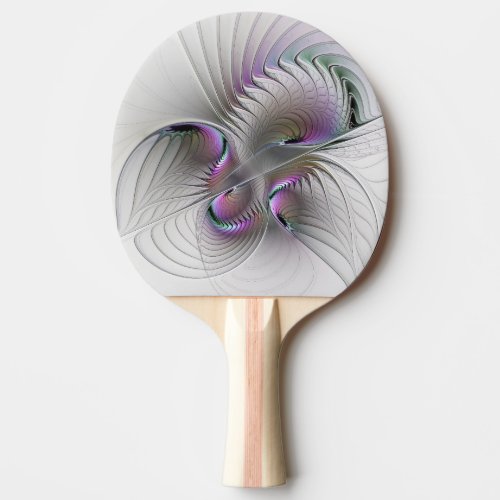 Modern Abstract Shy Fantasy Figure Fractal Art Ping Pong Paddle