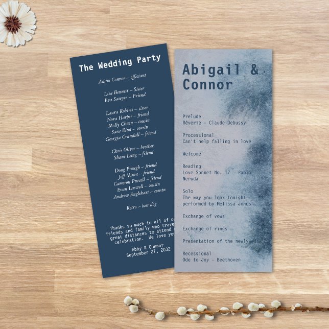 Modern Abstract Slate Blue Gray Mist Watercolor Program (Creator Uploaded)