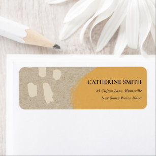 Abstract Dot Custom Address Labels