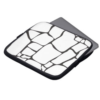 Modern Abstract Stone Pattern Laptop Sleeve