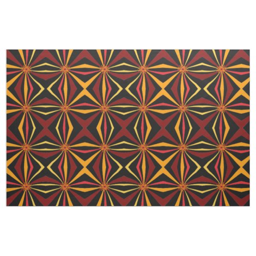 Modern Abstract Sun Fabric