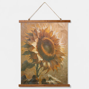 Modern Abstract Sunflower Art Hanging Tapestry