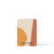 MODERN ABSTRACT TERRACOTTA RED ART EARRING DISPLAY