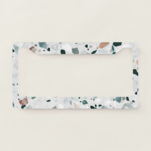 Luxury Abstract License Plate Frames