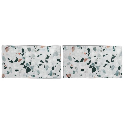 Modern Abstract Terrazzo Pattern Pillow Case