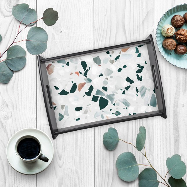 Modern Abstract Terrazzo Pattern Serving Tray (Creator Uploaded)