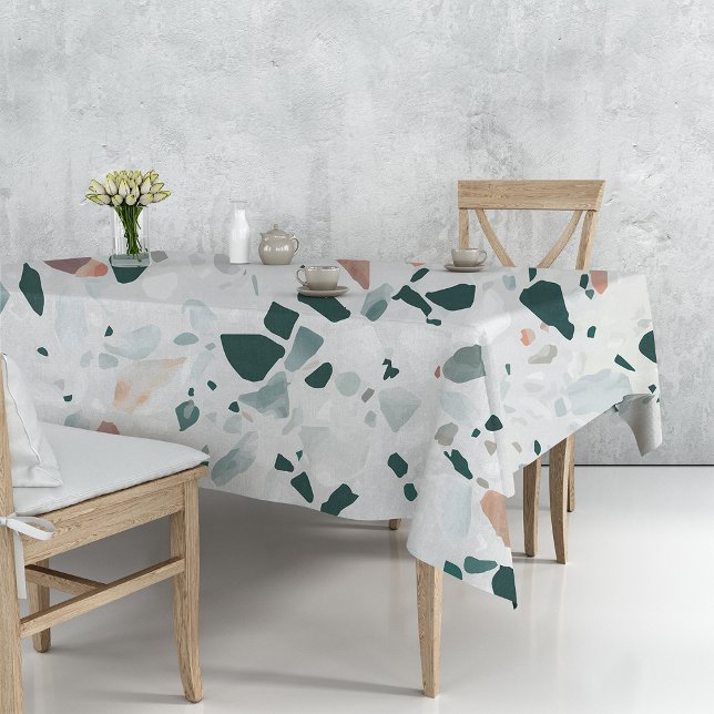 Modern Abstract Terrazzo Pattern Tablecloth (Creator Uploaded)