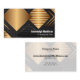 Modern Abstract Text Design | Gold Black