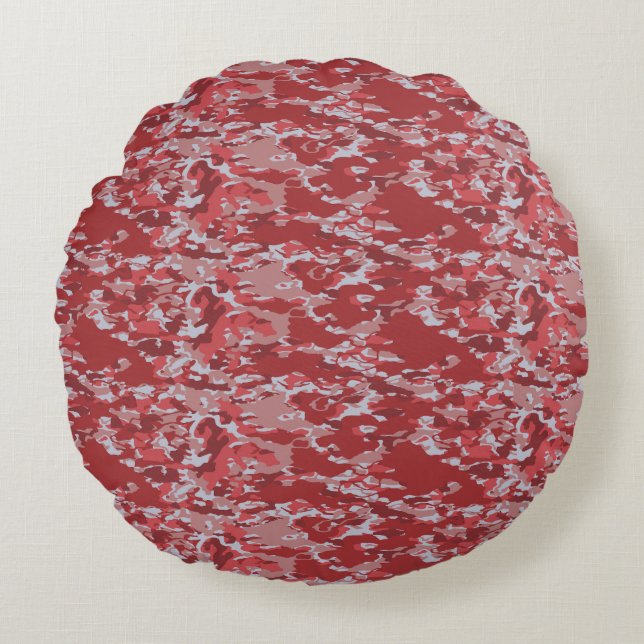 Modern Abstract Texture design Round Pillow (Front)