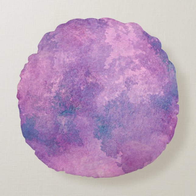 Modern Abstract Texture design Round Pillow (Front)